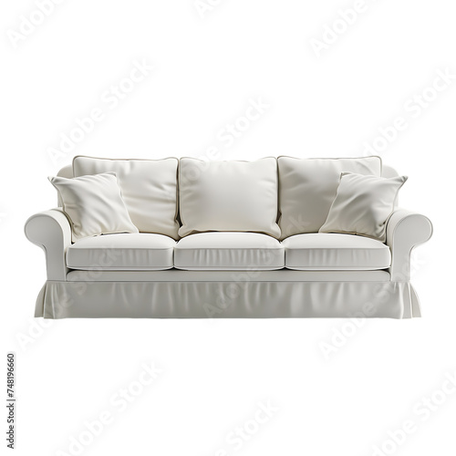 Ikea Ektorp Sofa isolated on white background, 
