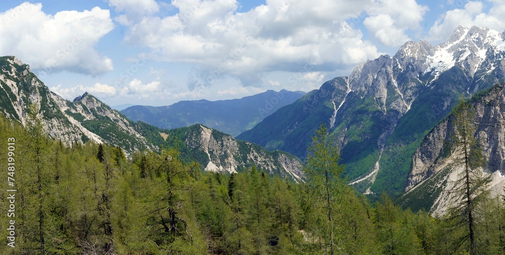 Landscape in the Slovenian ountains