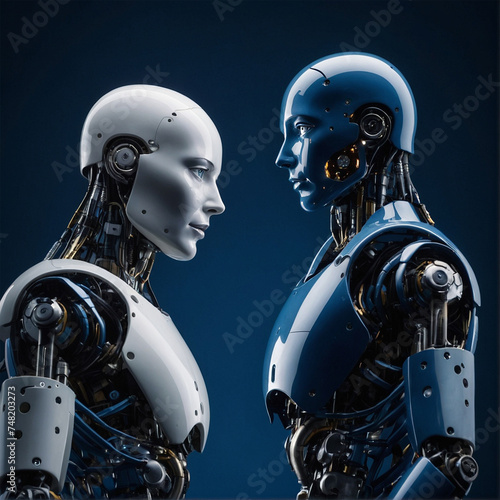Human robot interaction AI, AI  © Ayyaz