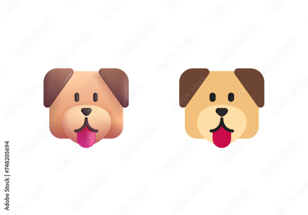 Fototapeta premium Dog face