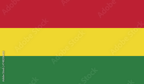 National Flag of Bolivia Vector  Bolivia sign  Bolivia Flag