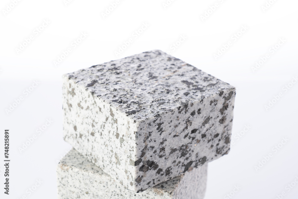 mockup for design on white background granite podiums, natural stone catwalks isolated on white background, different angles for any design, Reflection on white background. mockup for design on white background granite podiums, natural stone catwalks isolated on white background, different angles for any design, Reflection on white background.