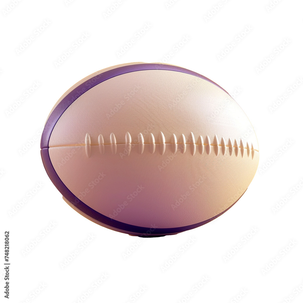 Photo of a rugby ball on transparent background Photo of a rugby ball on transparent background