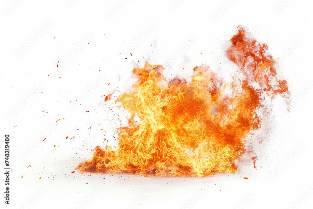 Vivid and intense flames with dynamic sparks
Vivid and intense flames with dynamic sparks