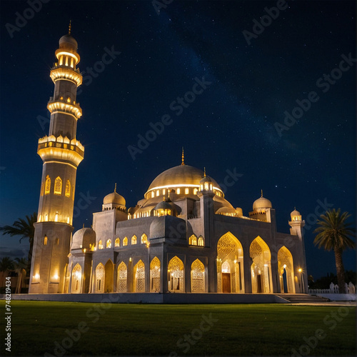 Ramadan celebration in mosque, mosque