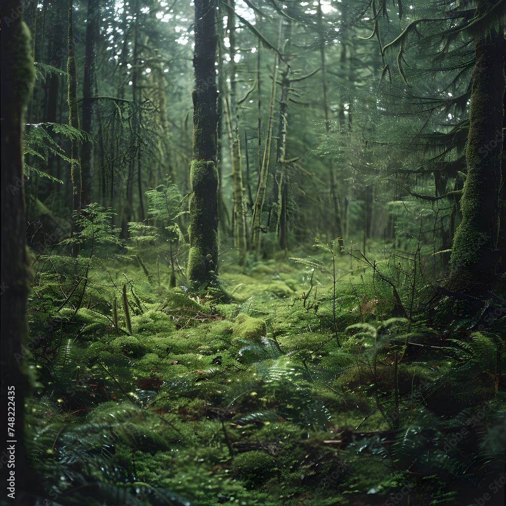 Fototapeta premium morning in the forest