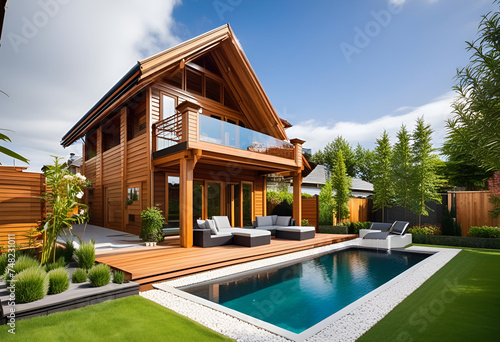 Modern house with pool © G.E.G Digital Media