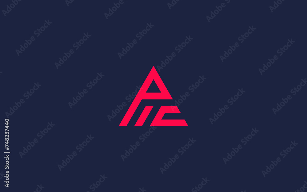 letter pic triangle logo icon design vector design template inspiration letter pic triangle logo icon design vector design template inspiration