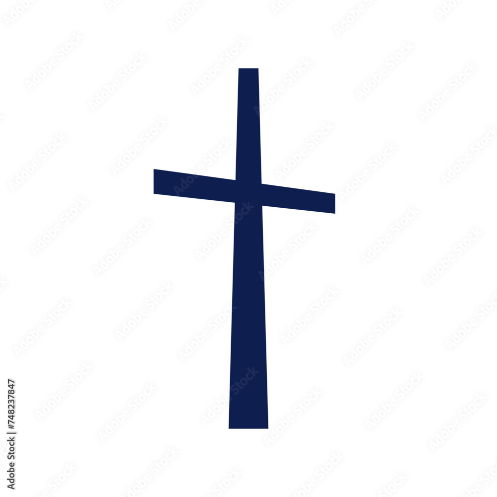 Religious symbol of crossover for Easter