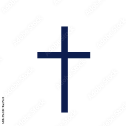 Religious symbol of crossover for Easter