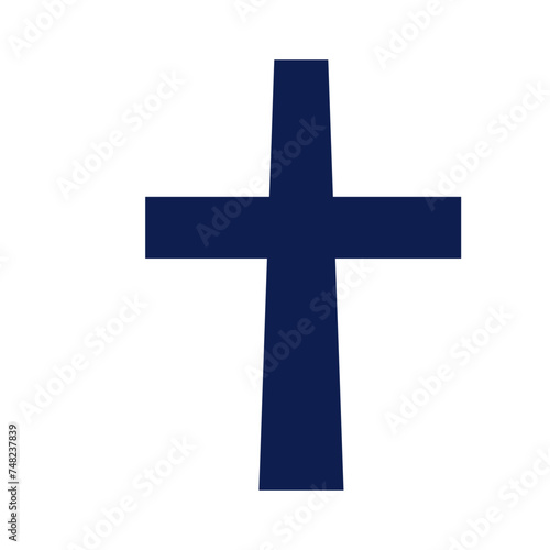 Religious symbol of crossover for Easter