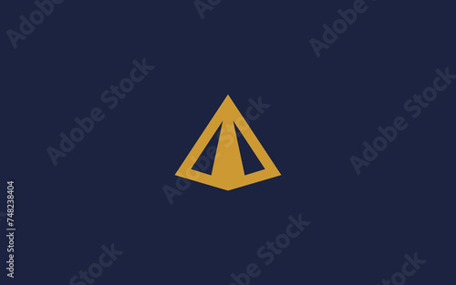 pyramid logo icon design vector design template inspiration