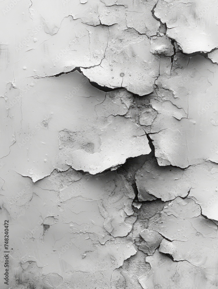 Elegant Marble Texture on White Concrete Wall Generative AI