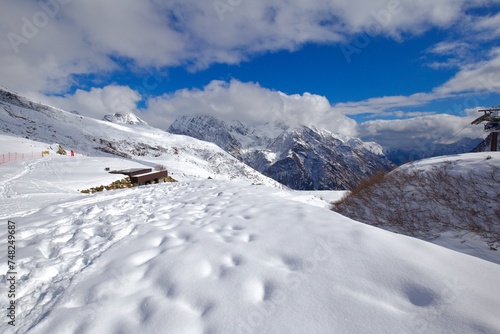Monte Rosa, versante italiano, Val Sesia, Italy photo