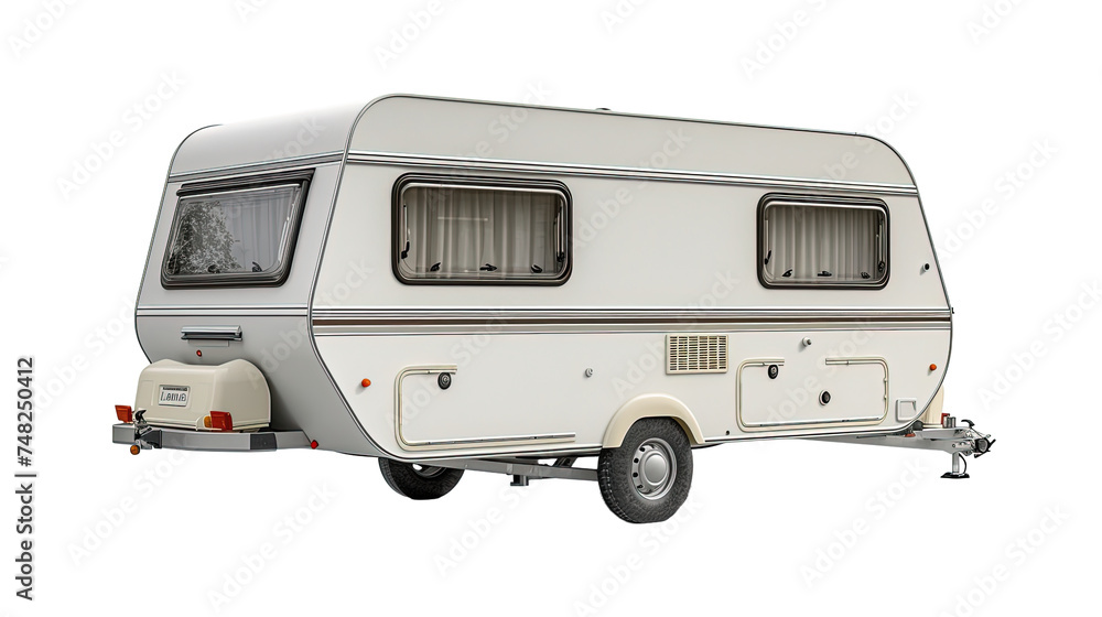 Caravan isolated on white or transparent background Caravan isolated on white or transparent background