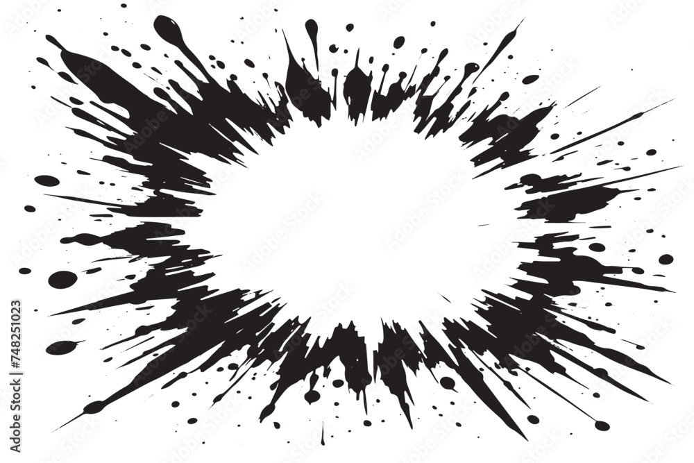 black texture on white background, vector image black and white