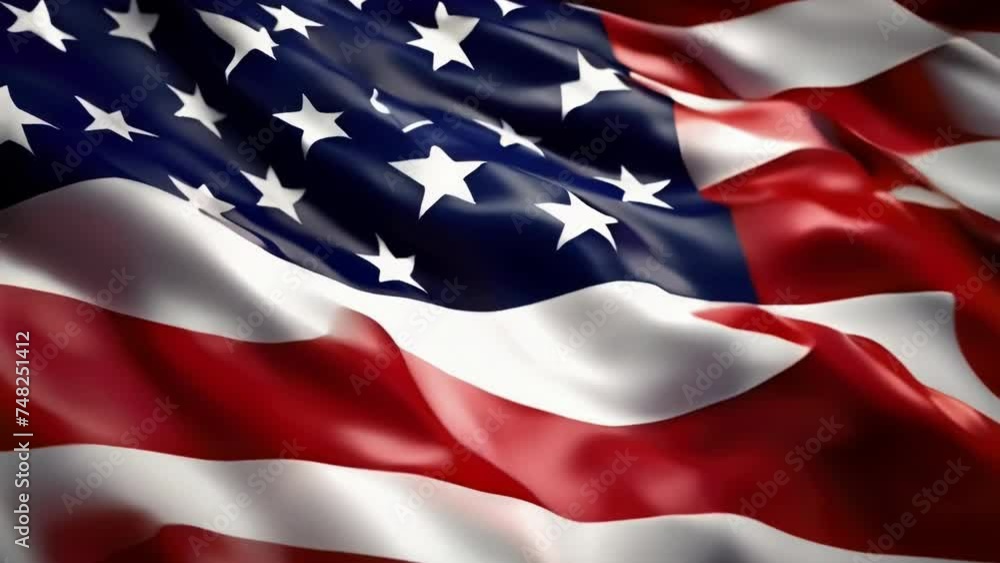 A patriotic image of the American flag waving in the wind. Perfect for national holidays and celebrations. A patriotic image of the American flag waving in the wind. Perfect for national holidays and celebrations.