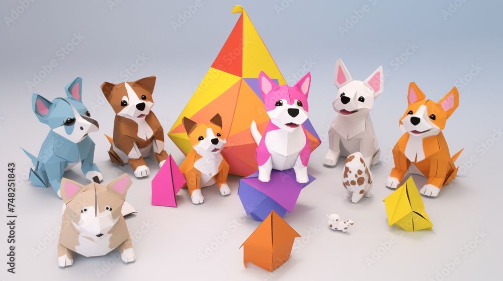 Playful puppies learning basic commands through fun technology-enhanced ...
