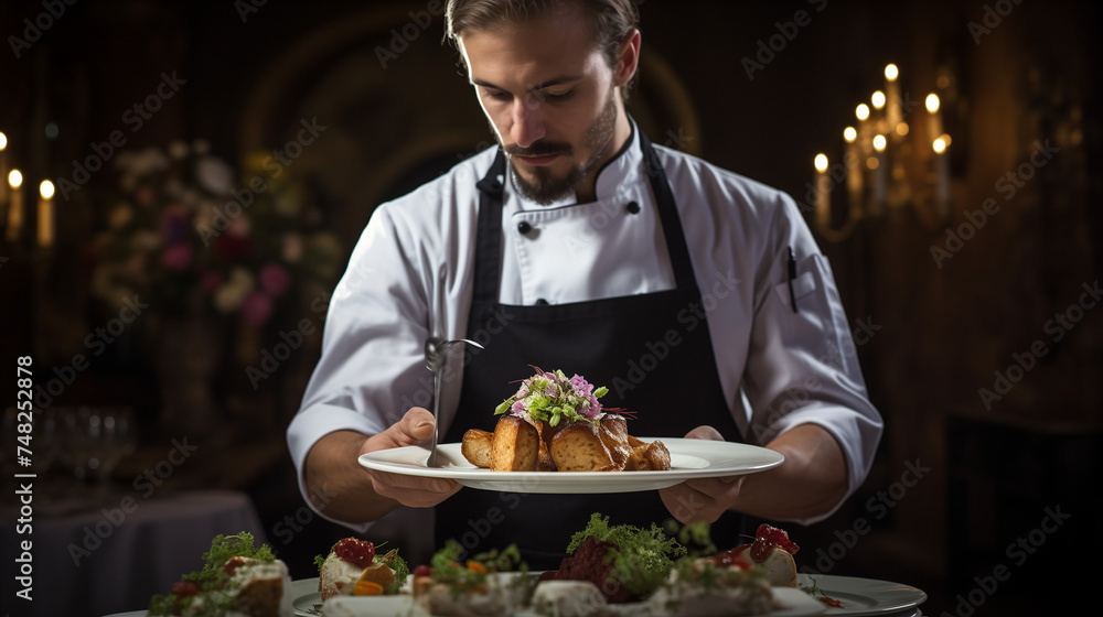 man in restaurant