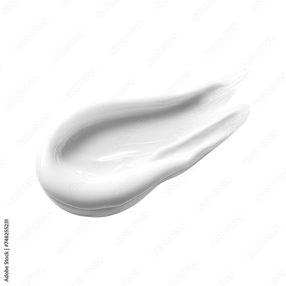 Smear of cream on a transparent background. Beauty and Cosmetics. Health and care Smear of cream on a transparent background. Beauty and Cosmetics. Health and care