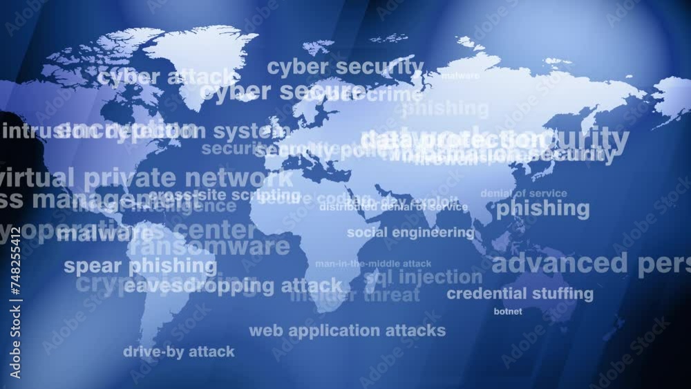 Cyber secure world map backdrop display digital technology and unpredictable cyber attacks prevention and protection shield Cyber secure world map backdrop display digital technology and unpredictable cyber attacks prevention and protection shield