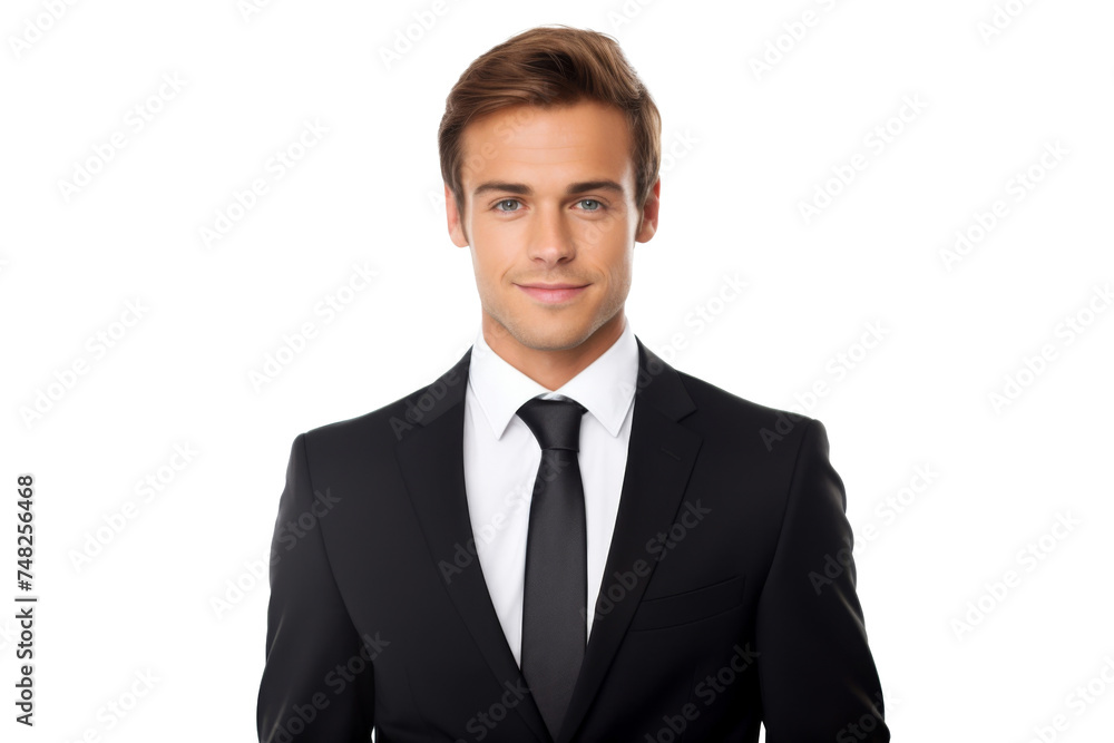 Studio portrait of handsome Caucasian Americana businessman wear formal suit and necktie with a beautiful smiling isolated on transparent png background, CEO manager with smart look. Studio portrait of handsome Caucasian Americana businessman wear formal suit and necktie with a beautiful smiling isolated on transparent png background, CEO manager with smart look.