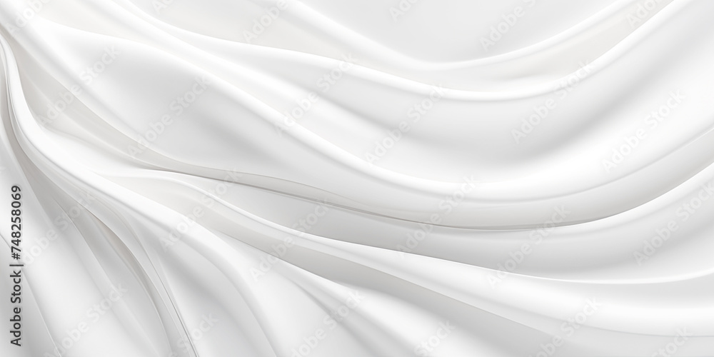 Abstract 3D Background, white grey wavy waves flowing liquid paint Abstract 3D Background, white grey wavy waves flowing liquid paint