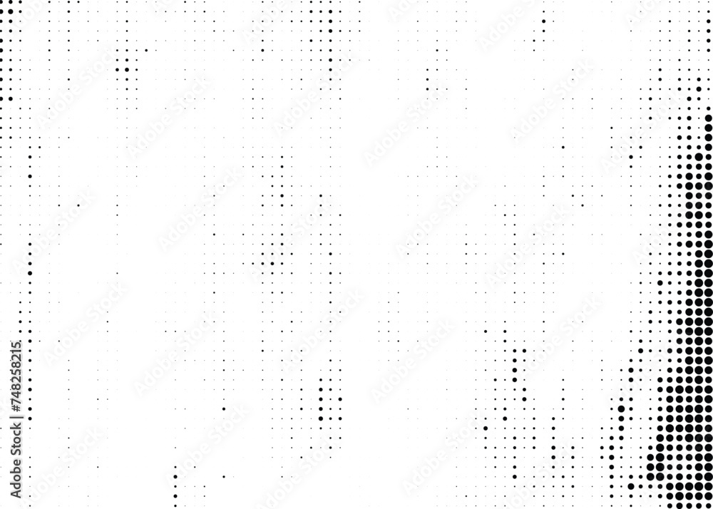 Halftone background vector, abstract backdrop design with two tone pattern and copy space for edit your content	