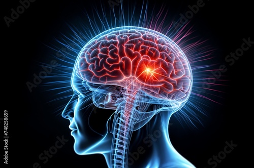 Human Brain Stroke Diagnosis And Therapy Human