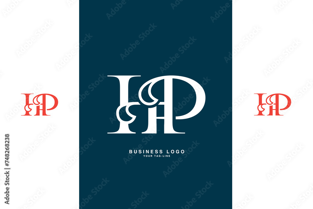 HP, PH, H, P, Abstract Letters Logo Monogram HP, PH, H, P, Abstract Letters Logo Monogram