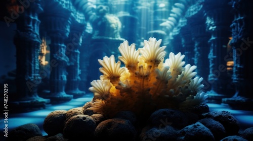 a coral in the water © sam