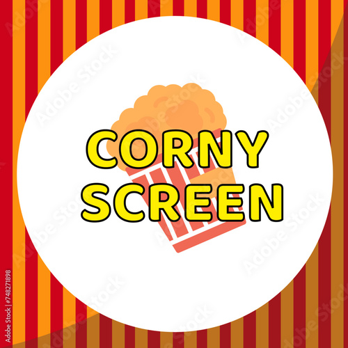 Photos Corny Screen Logo Design