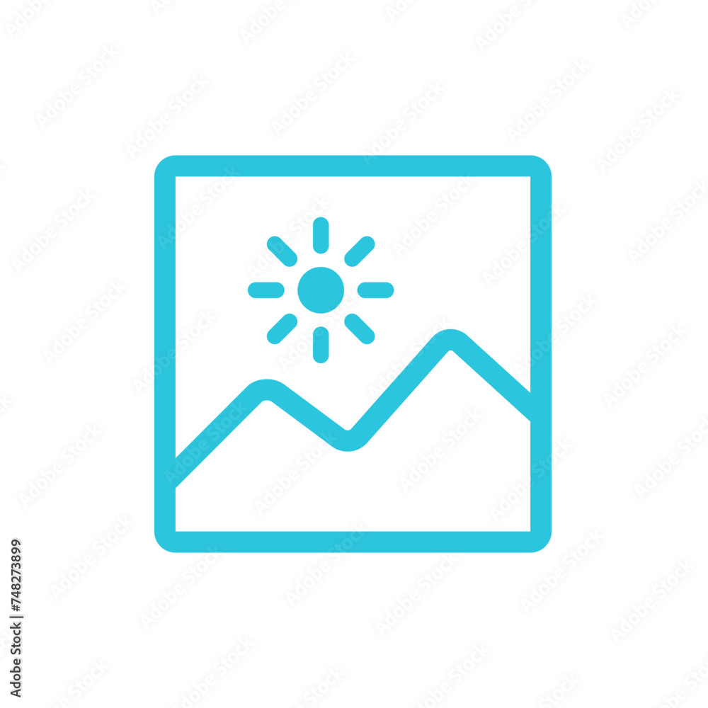 Photo, icon on white background. From blue icon set. Photo, icon on white background. From blue icon set.