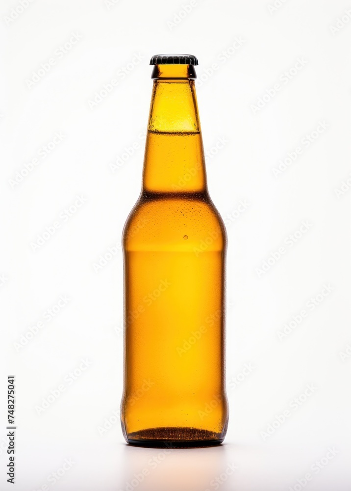 a bottle of beer with a cap