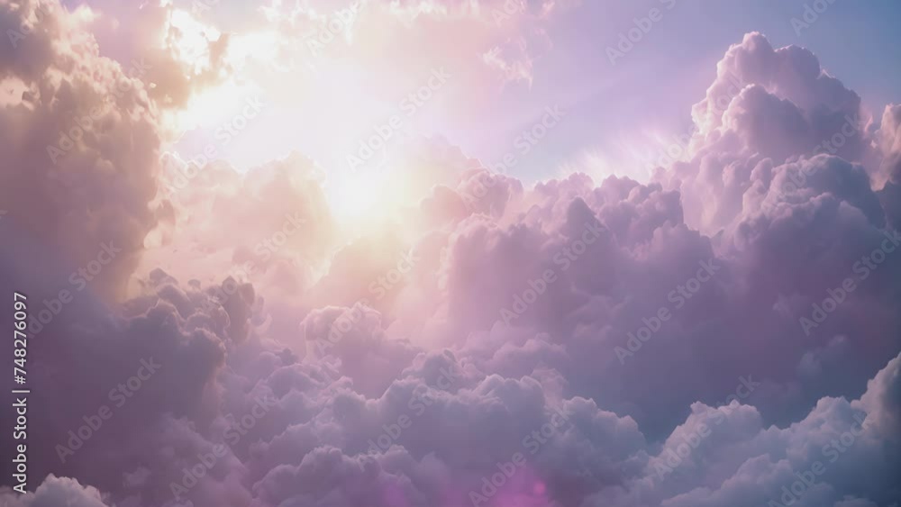 Mysterious clouds backlit in shades of blue and purple giving the illusion of a secret world above. Mysterious clouds backlit in shades of blue and purple giving the illusion of a secret world above.