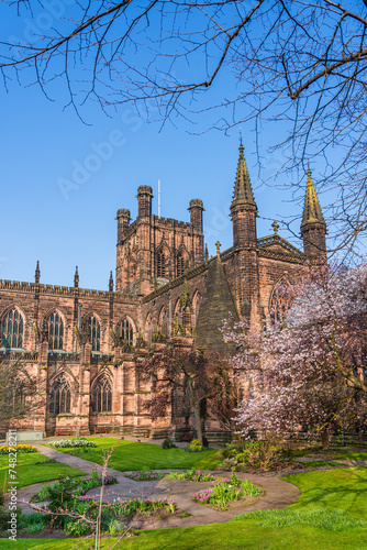 Chester, Cheshire, England, UK: Chester Cathedral dedicated to Christ and the Blessed Virgin Mary
