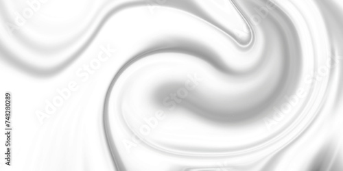 White background. White gray liquify background. Abstract liquify line background. Glossy liquid acrylic paint texture. Abstract white marble texture.