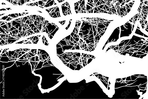 ramas, arboles, siluetas, vegetacion, roble, bosque, paisaje, vector, hojas, abstracto, sauce, tronco, malesa, pegatina