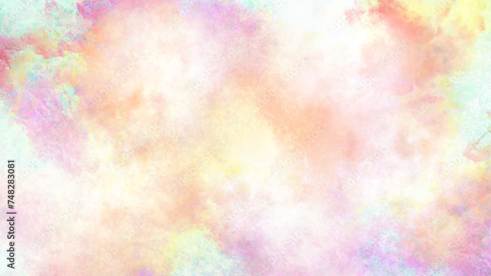 Cloud and sky with a pastel colored background and wallpaper, Pink abstract background, 
