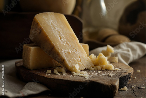 grana padana italian cheese food photography photo