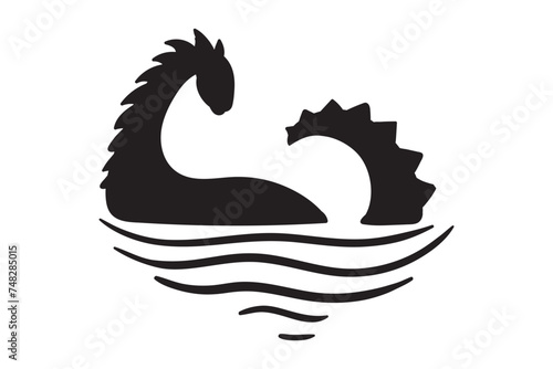 Loch Ness Monster Bundle, Nessie, Split monogram, Lochness, Monster dinosaur, stencil, Loch Ness Clipart, Loch Ness, Loch Ness Vector, Loch Ness, Loch Ness cut files, cutter, monster silhouette, clipa