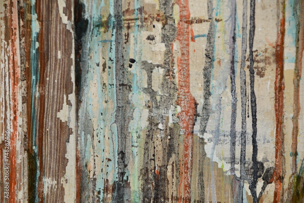 old texture feel paint running on wall pattern background old texture feel paint running on wall pattern background