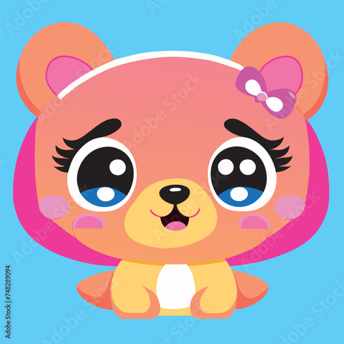 childreen math, vector illustration kawaii