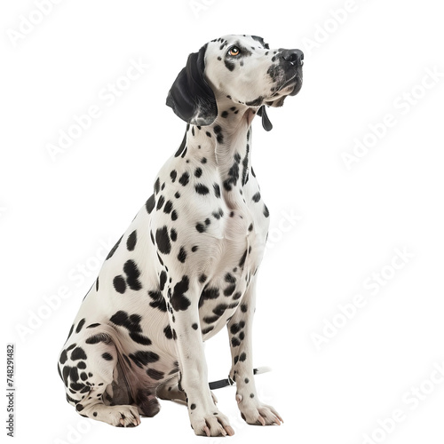 dalmatian puppy isolated on white