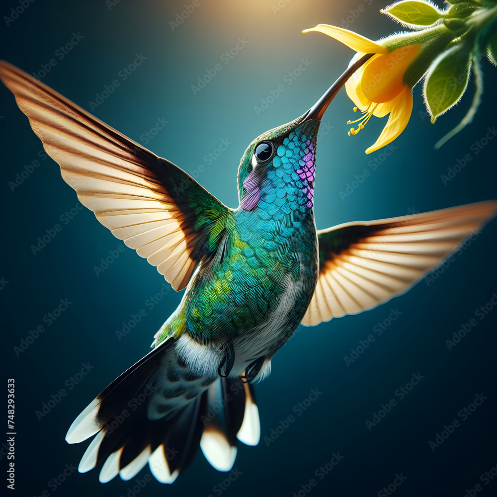 Obraz premium hummingbird in flight