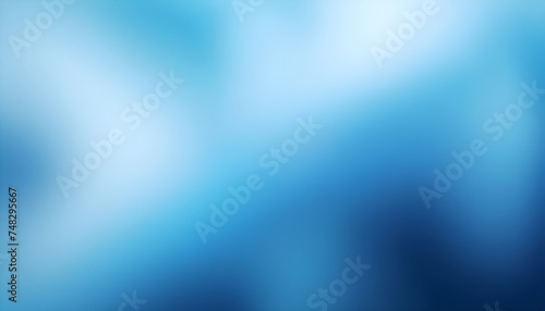 Blue Defocused Blurred Motion Abstract Background, Widescreen