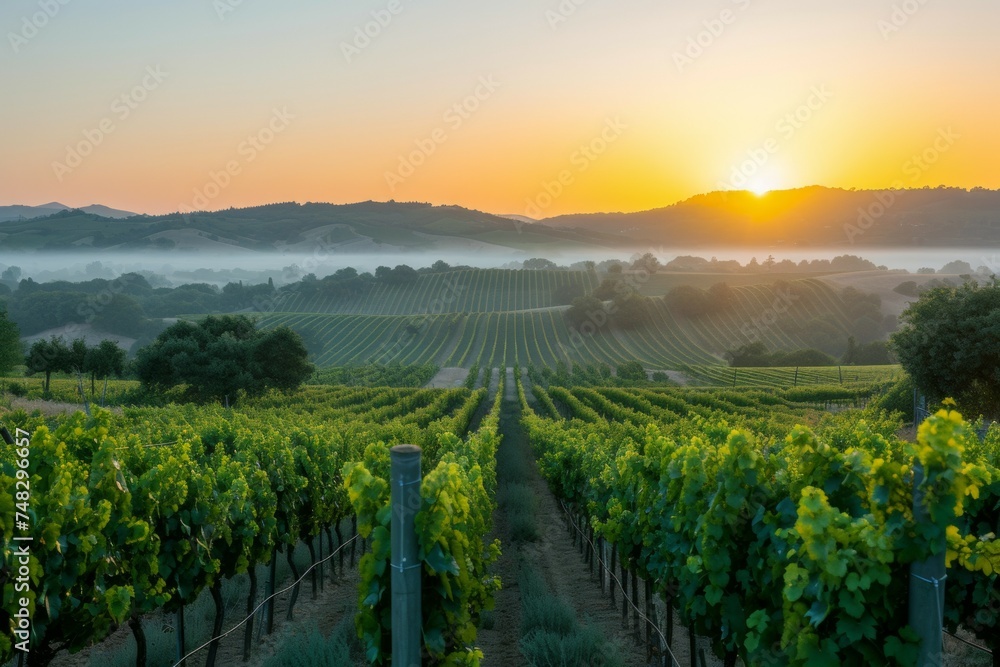 Agricultural field. Backdrop with selective focus and copy space