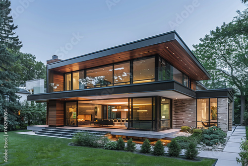 minimalist modern home fasade  5 