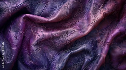 Textured leather in purple