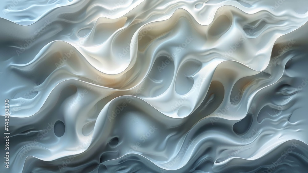 Swirling Monochromatic Waves Abstract Background Generative AI Swirling Monochromatic Waves Abstract Background Generative AI